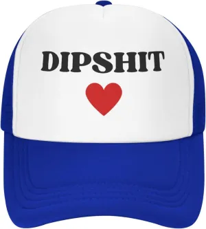 Dipshit Mesh Hat Men Women Trucker Hat Baseball Cap Dad Gift