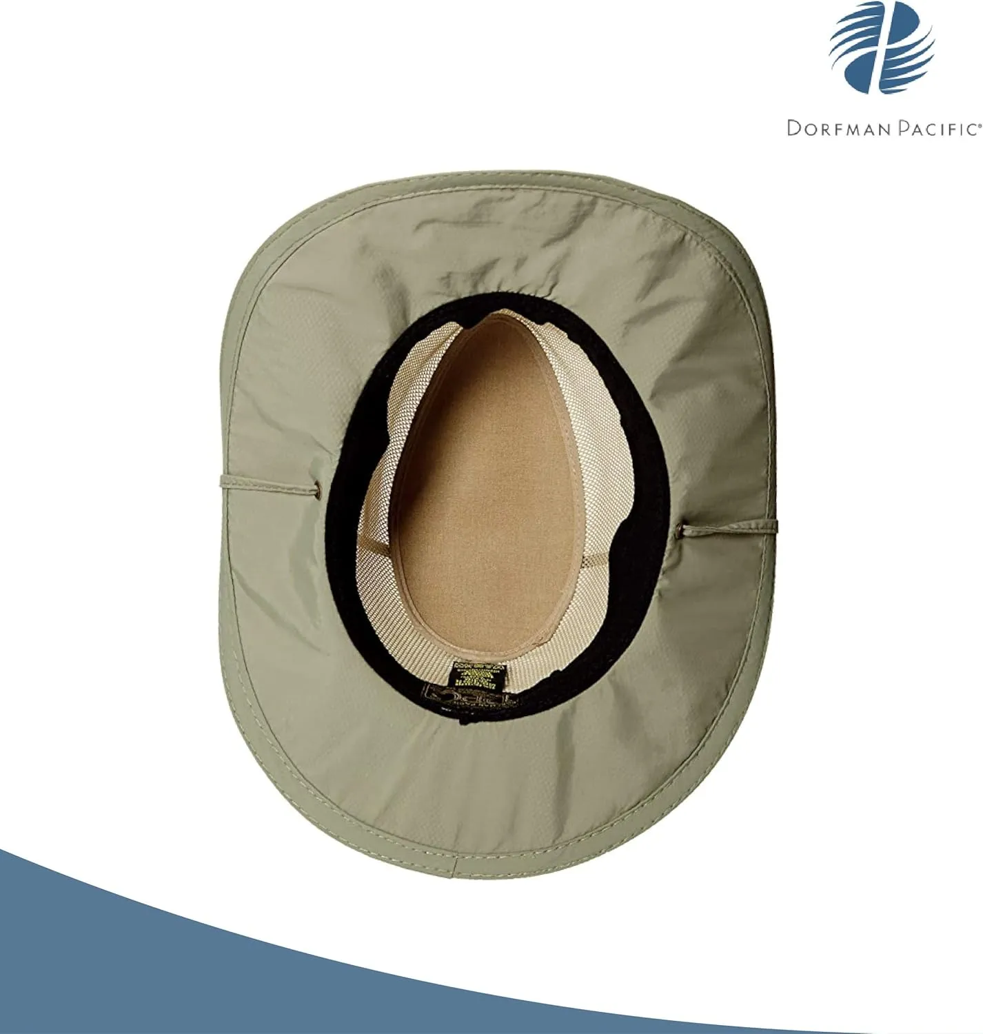 Dorfman Hat Co. Men's 1 Piece Suplex Pinch Front Safari Hat