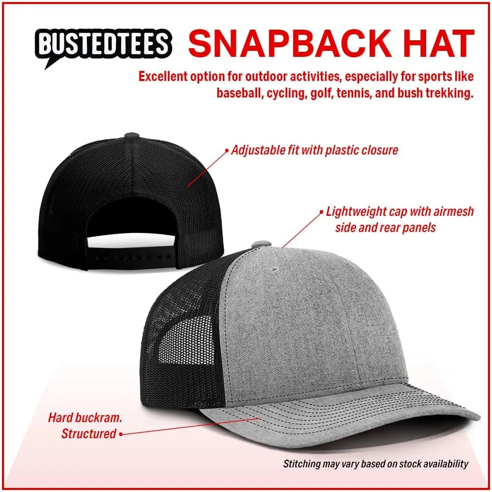 Falcon Outline Back Mesh Hat Casual Wear - Baseball Cap for Mens & Womens Breathable Mesh Adjustable Snapback Strap