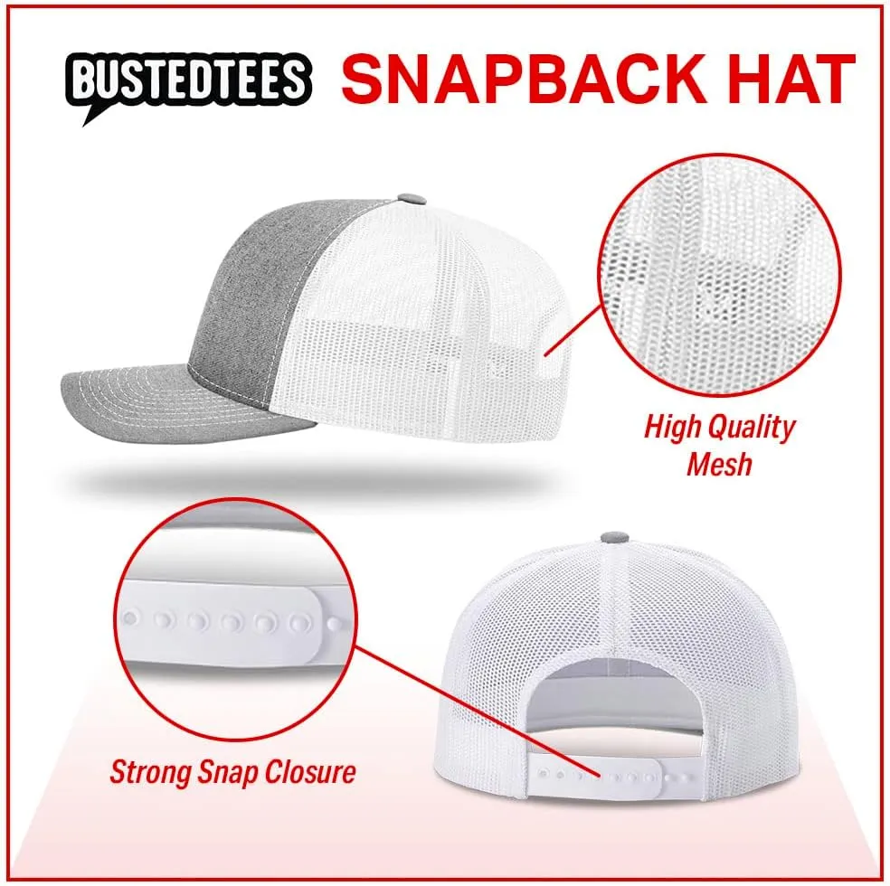Falcon Outline Back Mesh Hat Casual Wear - Baseball Cap for Mens & Womens Breathable Mesh Adjustable Snapback Strap
