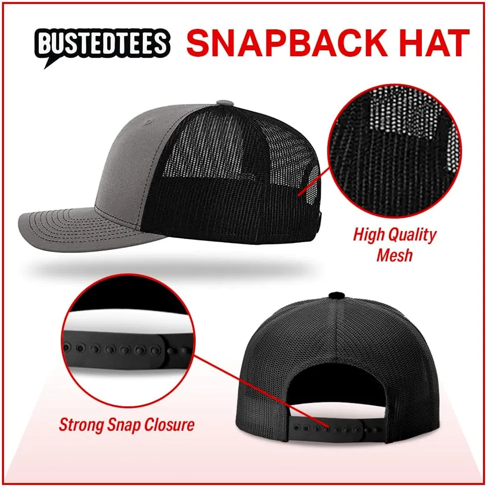 Falcon Outline Back Mesh Hat Casual Wear - Baseball Cap for Mens & Womens Breathable Mesh Adjustable Snapback Strap