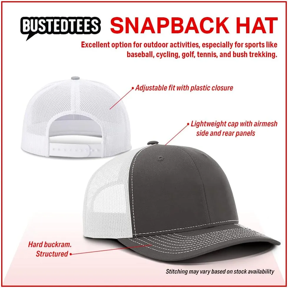Falcon Outline Back Mesh Hat Casual Wear - Baseball Cap for Mens & Womens Breathable Mesh Adjustable Snapback Strap