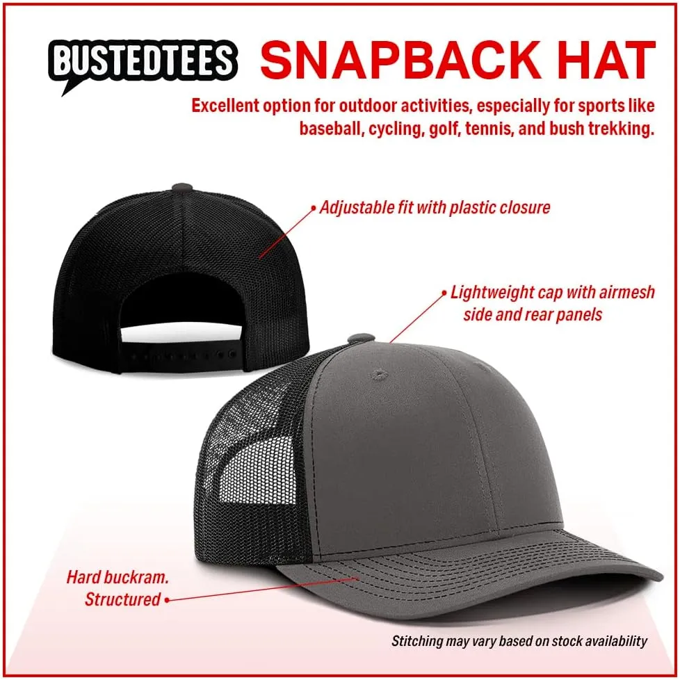 Falcon Outline Back Mesh Hat Casual Wear - Baseball Cap for Mens & Womens Breathable Mesh Adjustable Snapback Strap