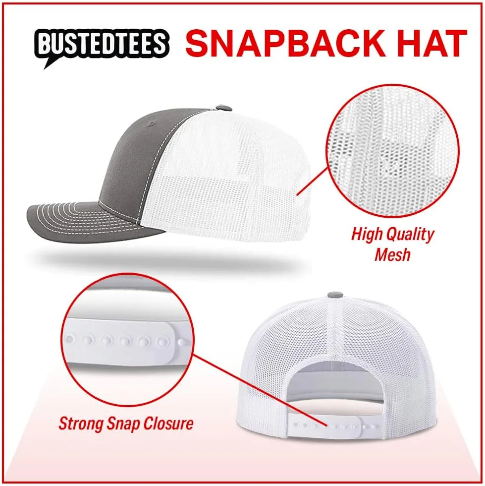 Falcon Outline Back Mesh Hat Casual Wear - Baseball Cap for Mens & Womens Breathable Mesh Adjustable Snapback Strap