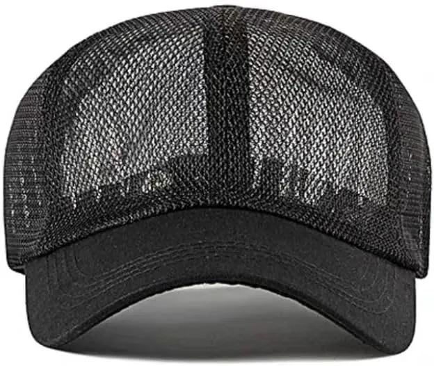 FASHIXD Mesh Baseball Cap for Men Women Summer Breathable Trucker Hats Adjustable Outdoor Sports Running Hats