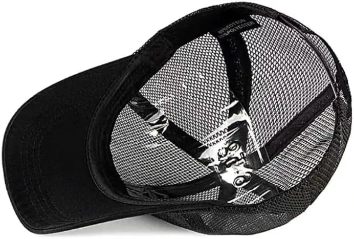 FASHIXD Mesh Baseball Cap for Men Women Summer Breathable Trucker Hats Adjustable Outdoor Sports Running Hats