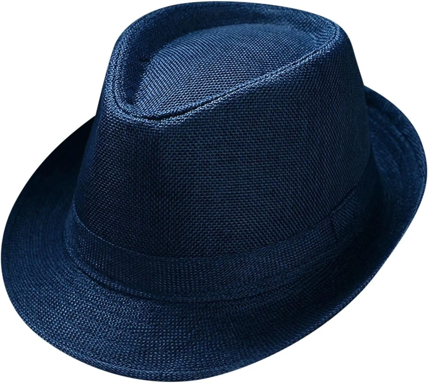 Fedora Hats for Men Women Classic Short Brim Manhatta Fedora Hat with Band Costume Accessory for Men Sun Hat