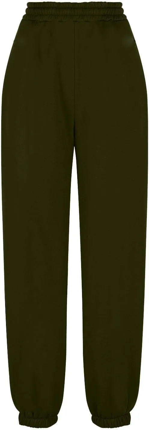 Fleece Womens Joggers with Pockets Loose Sweatpants High Waisted Sweat Pants Athletic Ankle Pull on Jogger Pants