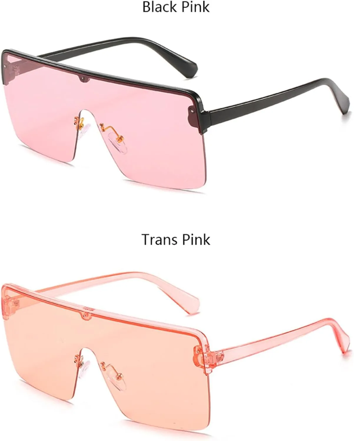 Frame Women Sunglasses Men Sun Glasses Half Frame Gradient Lens Retro Driving Shades Uv400