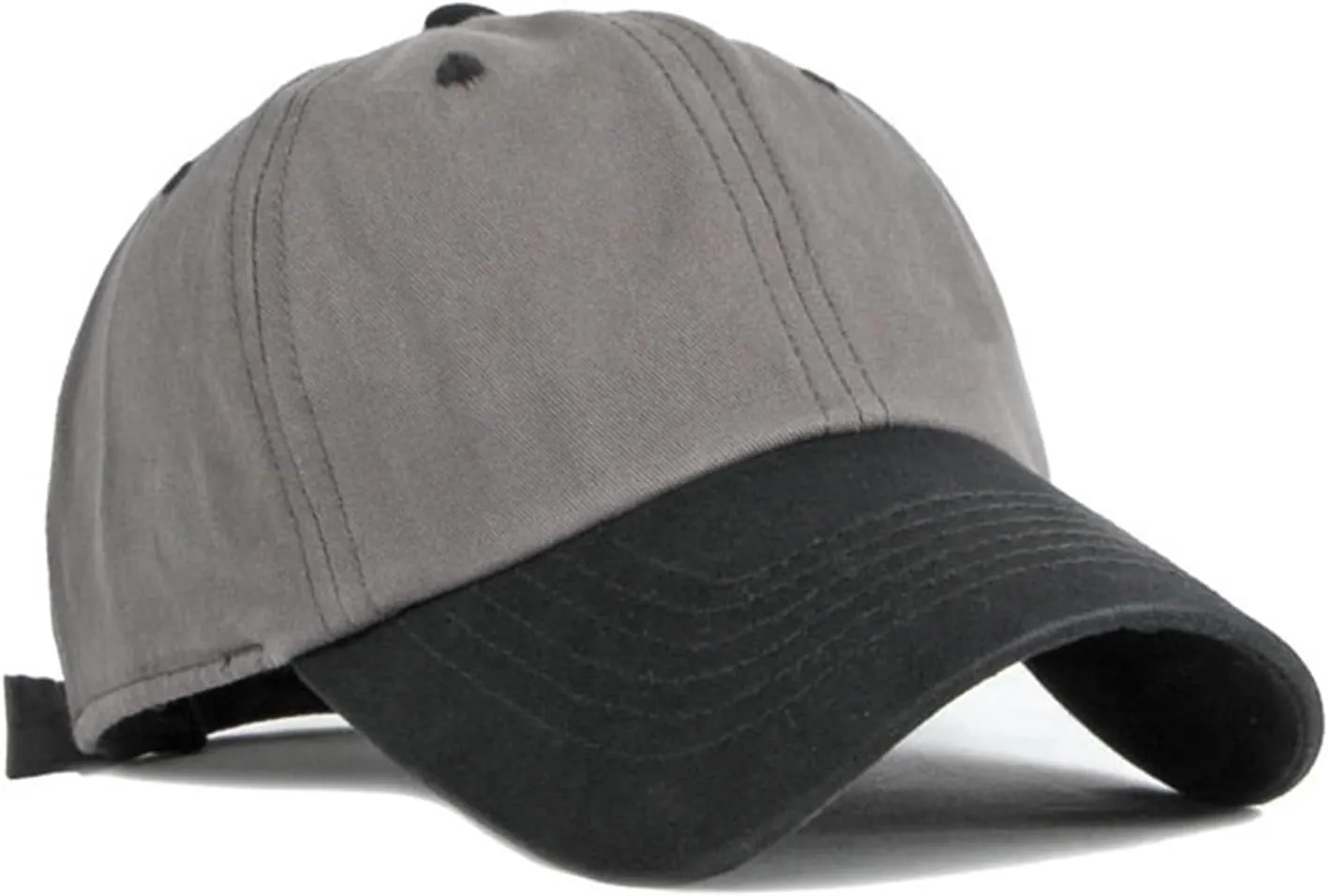 GIBZ Unisex Lightweight Baseball Cap, Breathable Sports Patchwork Hat with Curved Brim, Casual for Outdoor