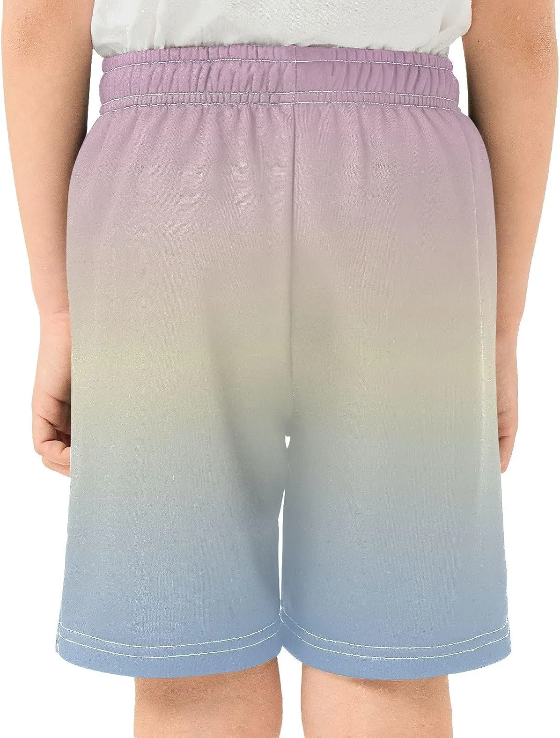 Gradient Boys Athletic Shorts Lightweight Kids Active Soccer Shorts with Pockets