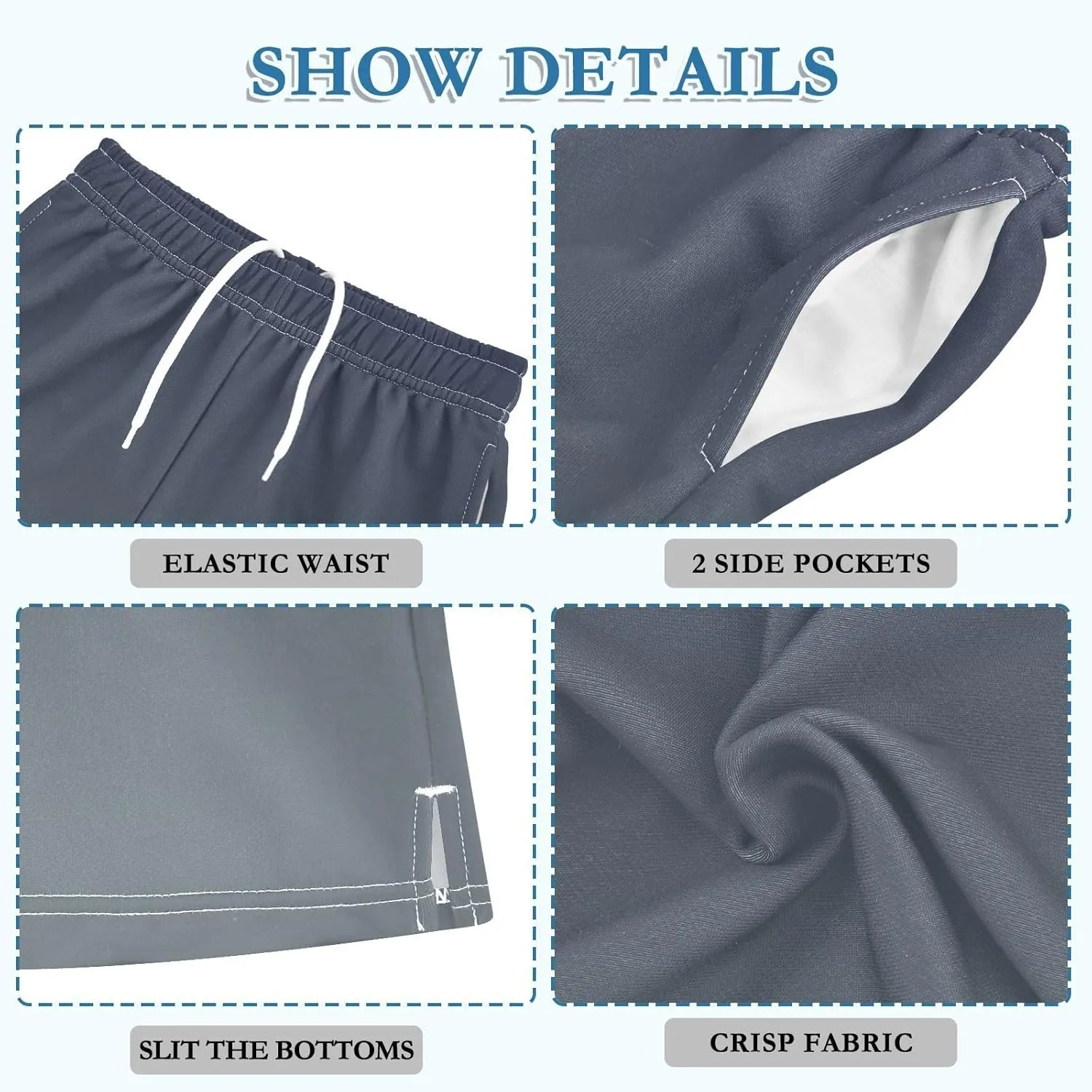 Gradient Boys Athletic Shorts Lightweight Kids Active Soccer Shorts with Pockets
