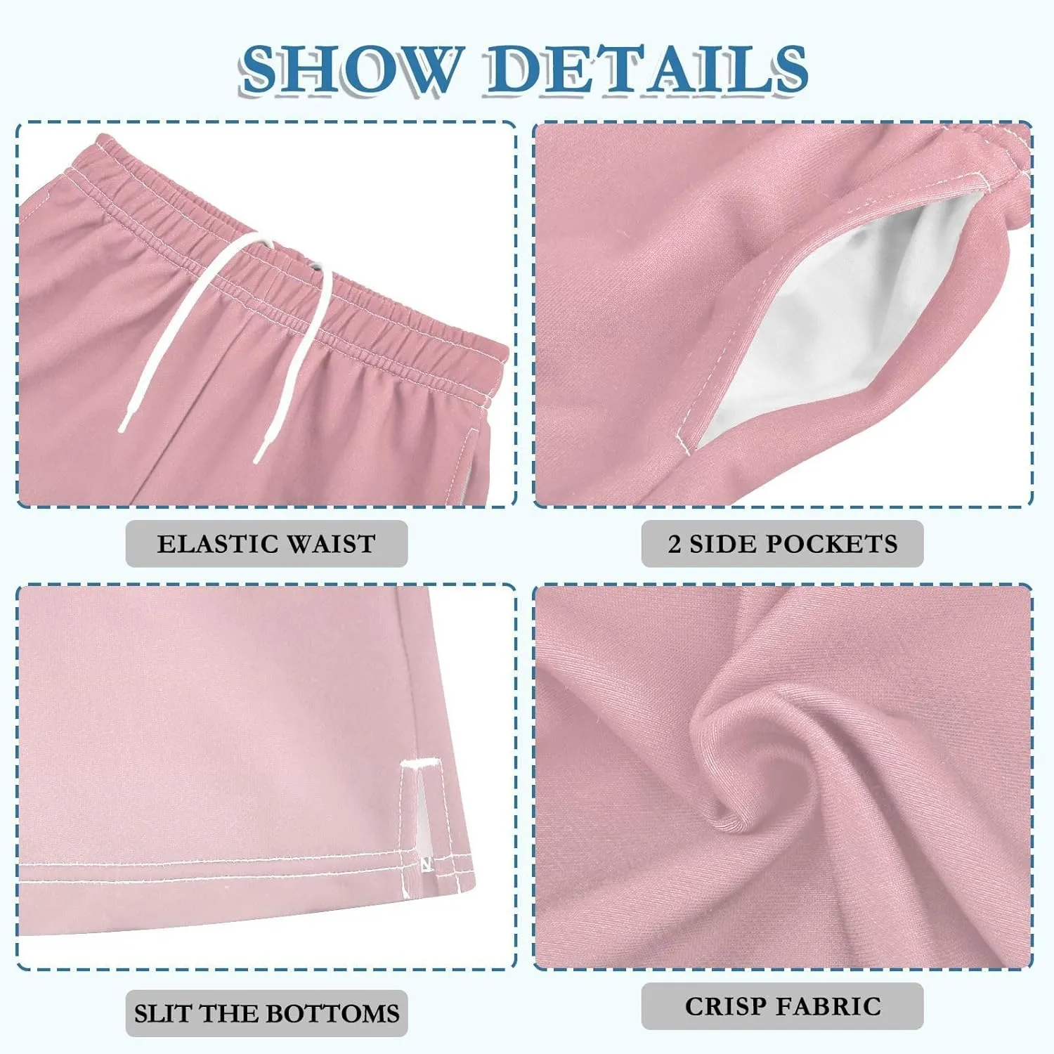 Gradient Boys Athletic Shorts Lightweight Kids Active Soccer Shorts with Pockets