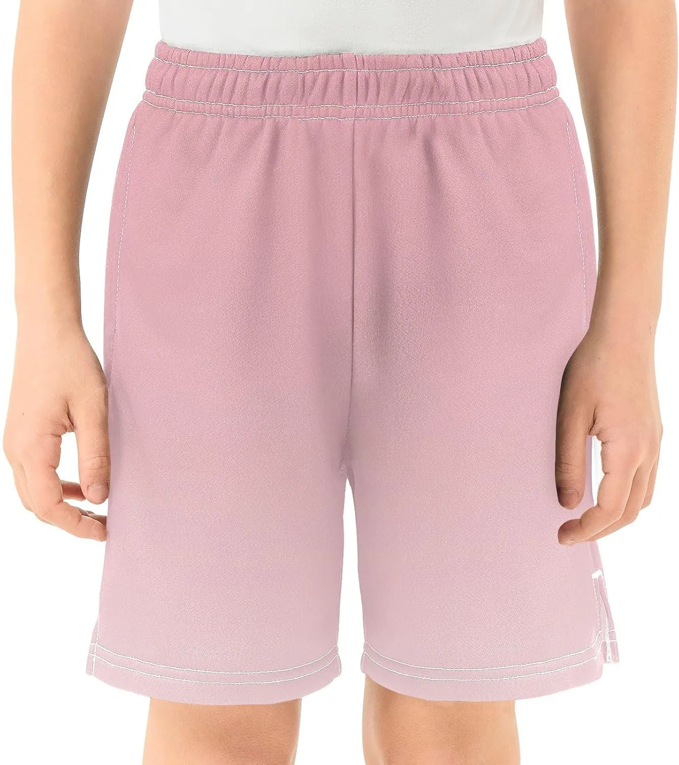 Gradient Boys Athletic Shorts Lightweight Kids Active Soccer Shorts with Pockets