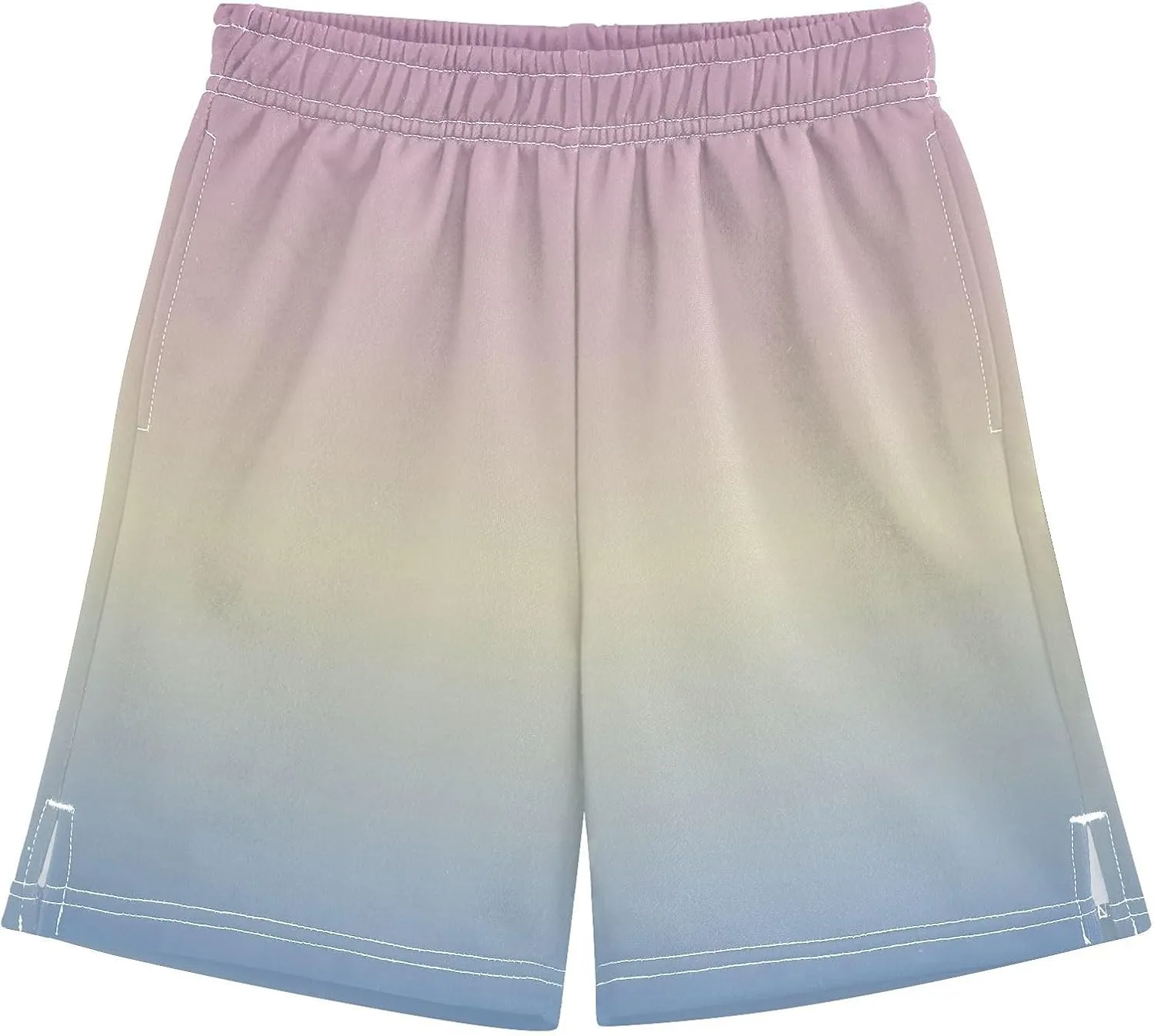 Gradient Boys Athletic Shorts Lightweight Kids Active Soccer Shorts with Pockets