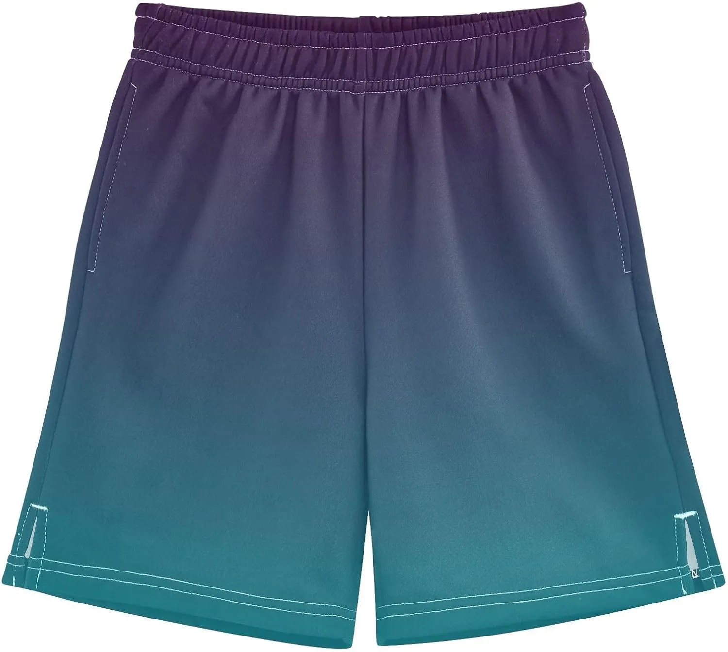 Gradient Boys Athletic Shorts Lightweight Kids Active Youth Shorts with Pockets