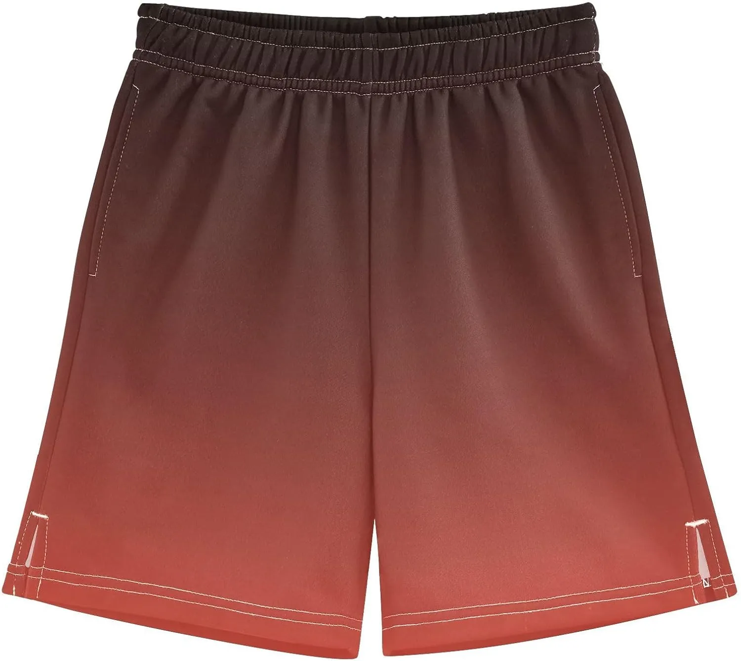 Gradient Boys Athletic Shorts Lightweight Kids Active Youth Shorts with Pockets