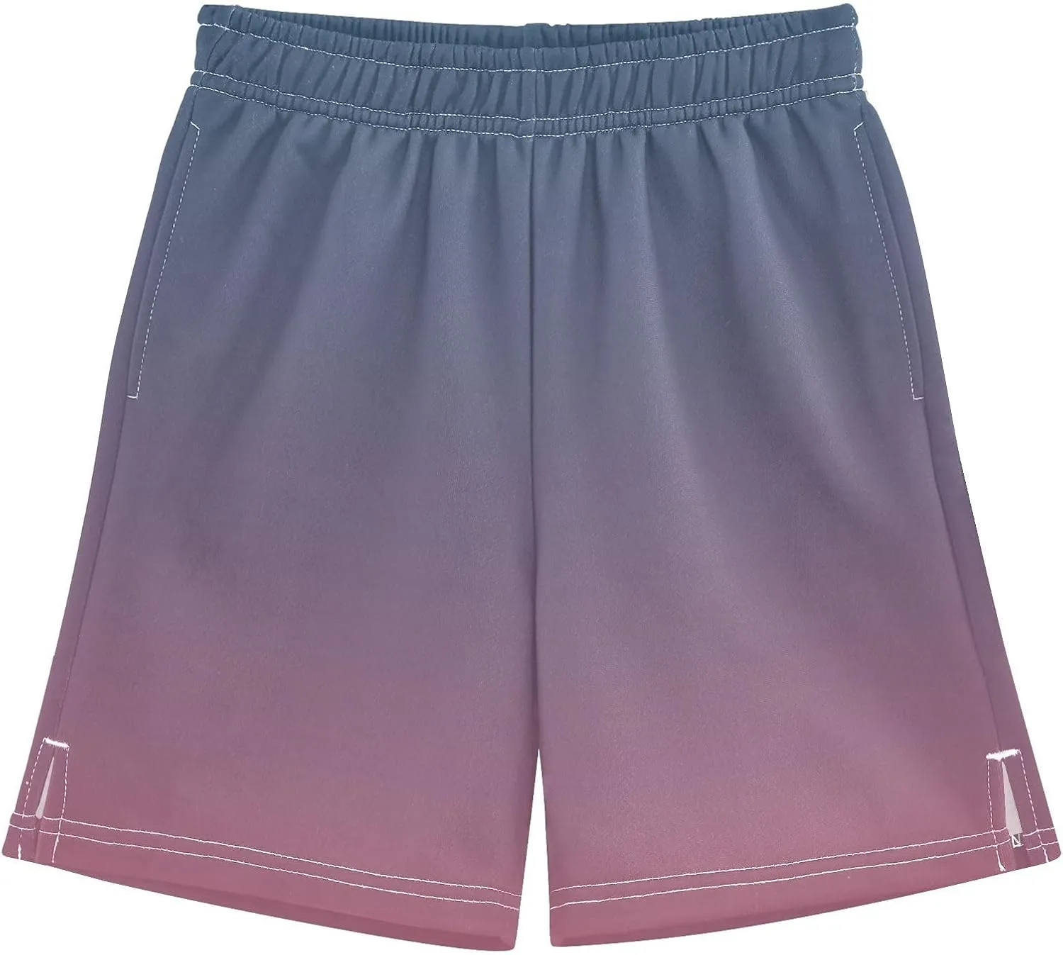 Gradient Boys Athletic Shorts Lightweight Kids Active Youth Shorts with Pockets