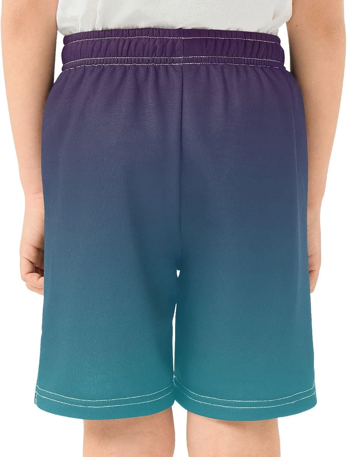 Gradient Boys Athletic Shorts Lightweight Kids Active Youth Shorts with Pockets