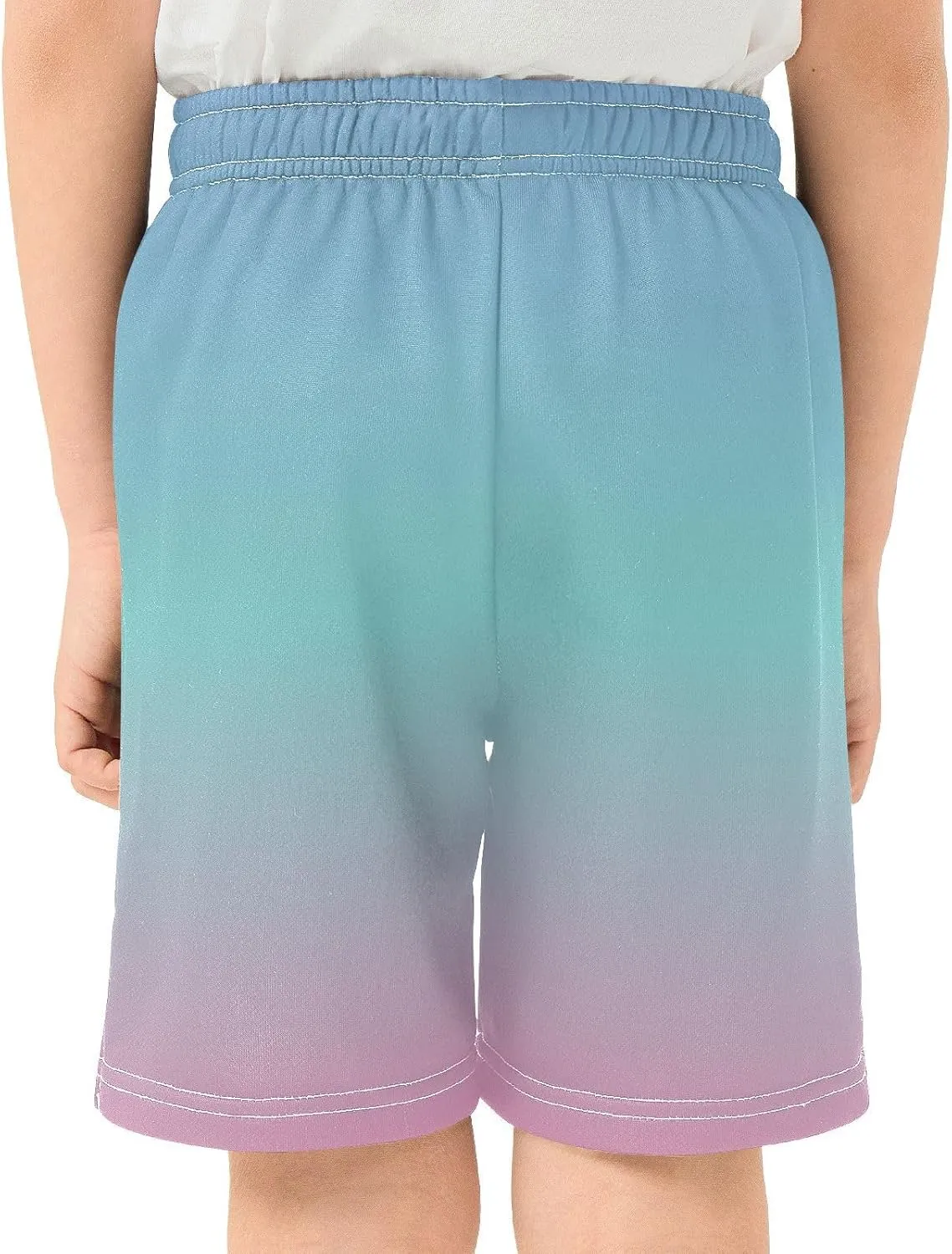 Gradient Boys Athletic Shorts Quick Dry Kids Active Hiking Shorts with Pockets