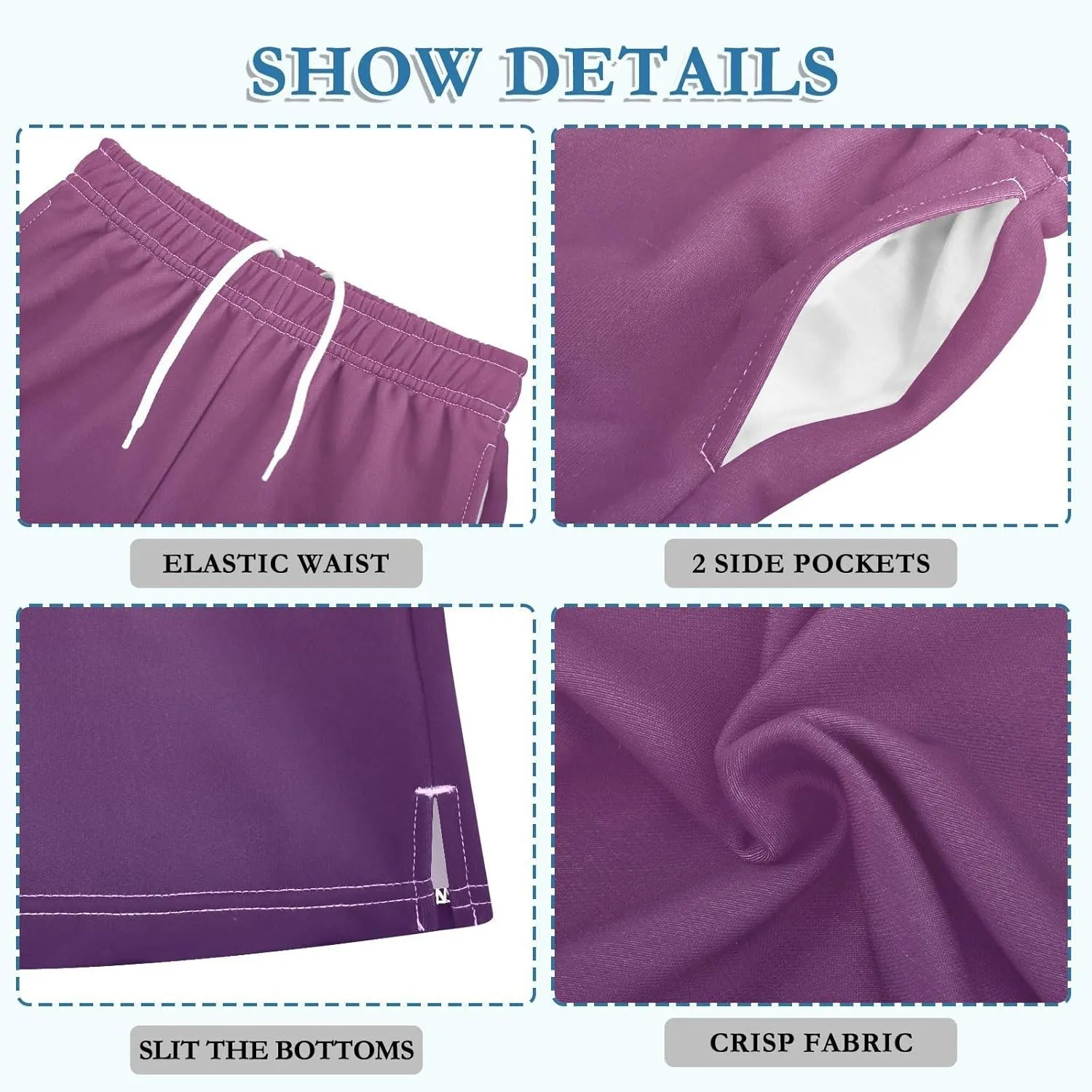 Gradient Boys Athletic Shorts Quick Dry Kids Active Hiking Shorts with Pockets