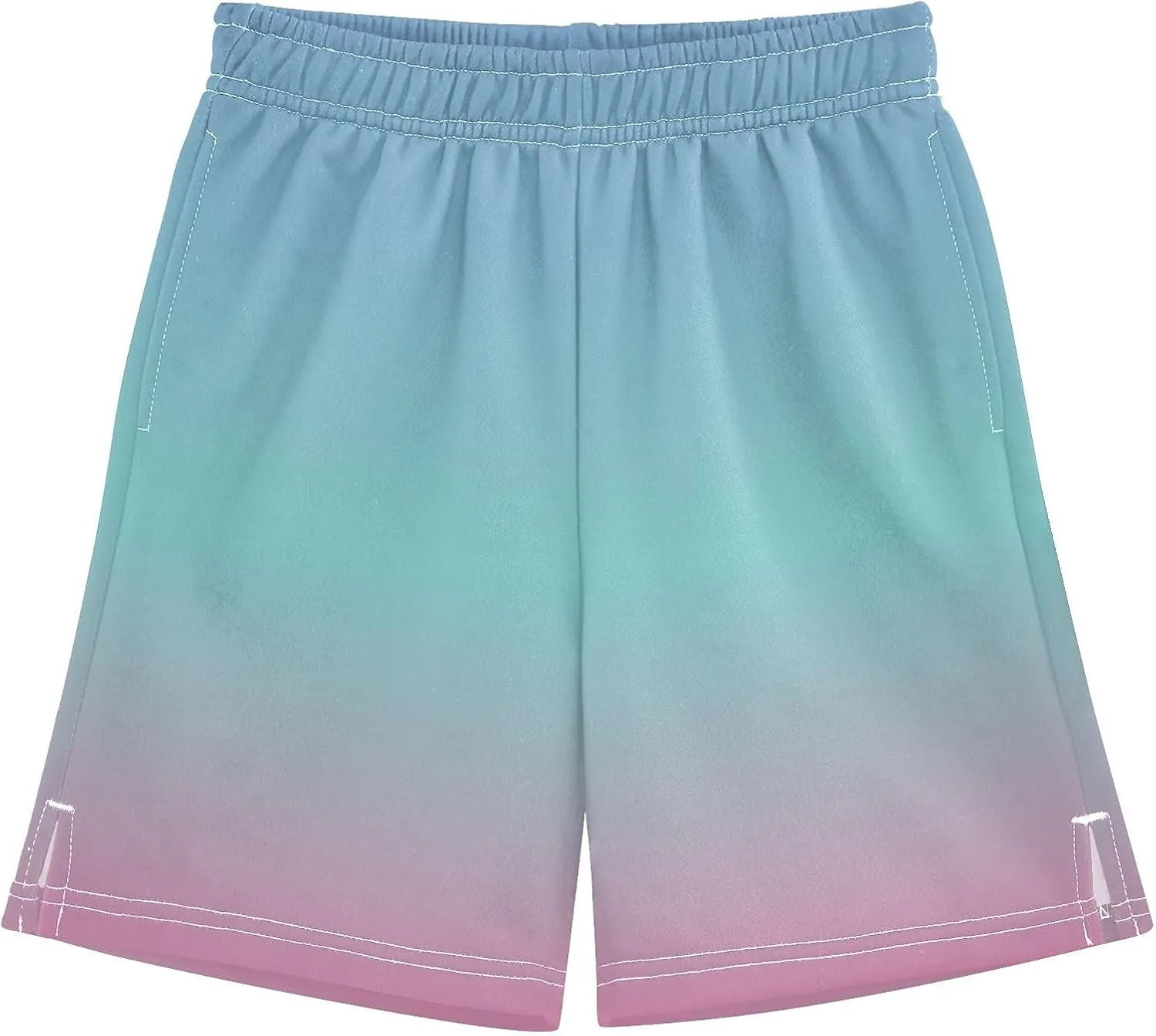 Gradient Boys Athletic Shorts Quick Dry Kids Active Hiking Shorts with Pockets