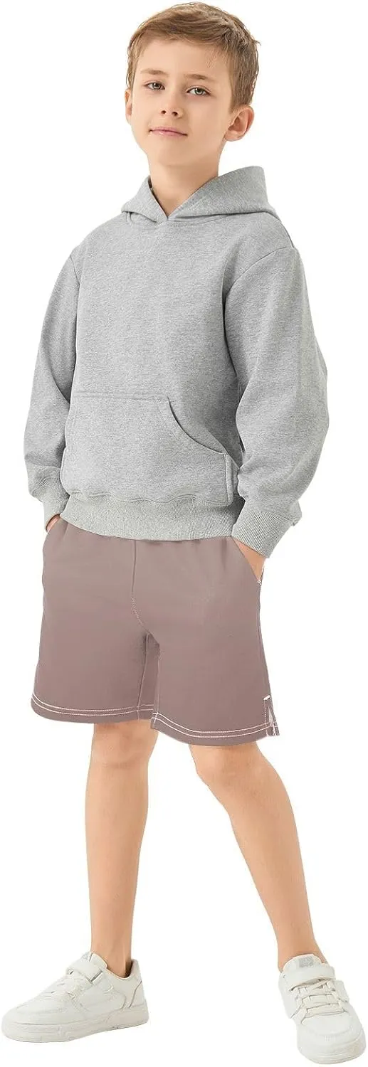 Gradient Boys Athletic Shorts Quick Dry Kids Active Soccer Shorts with Pockets