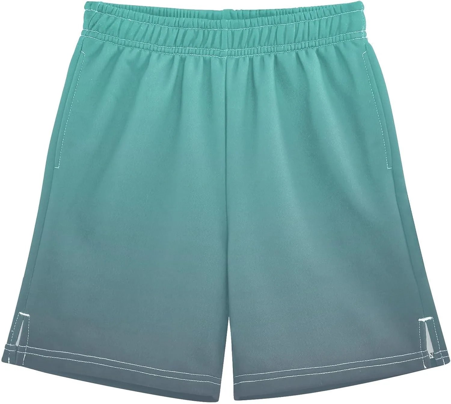 Gradient Boys Athletic Shorts Quick Dry Kids Active Soccer Shorts with Pockets