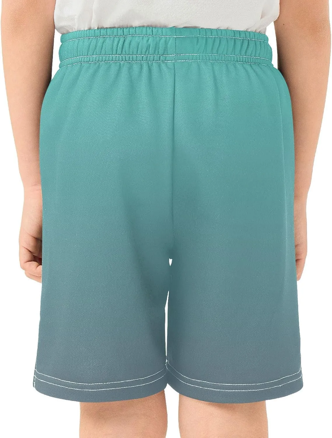 Gradient Boys Athletic Shorts Quick Dry Kids Active Soccer Shorts with Pockets