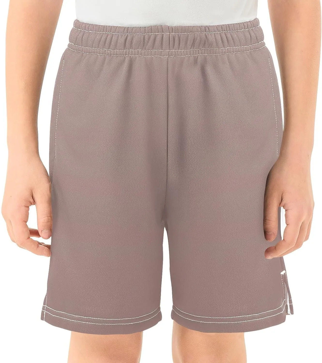 Gradient Boys Athletic Shorts Quick Dry Kids Active Soccer Shorts with Pockets