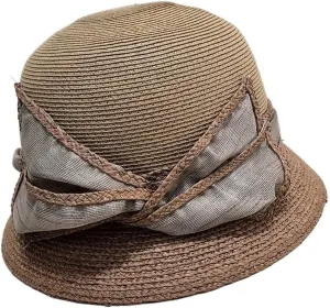 HBJWOV New Patchwork Raffi Hat Children's Basin Hat Beach Hat Wide Brim Sun Visor