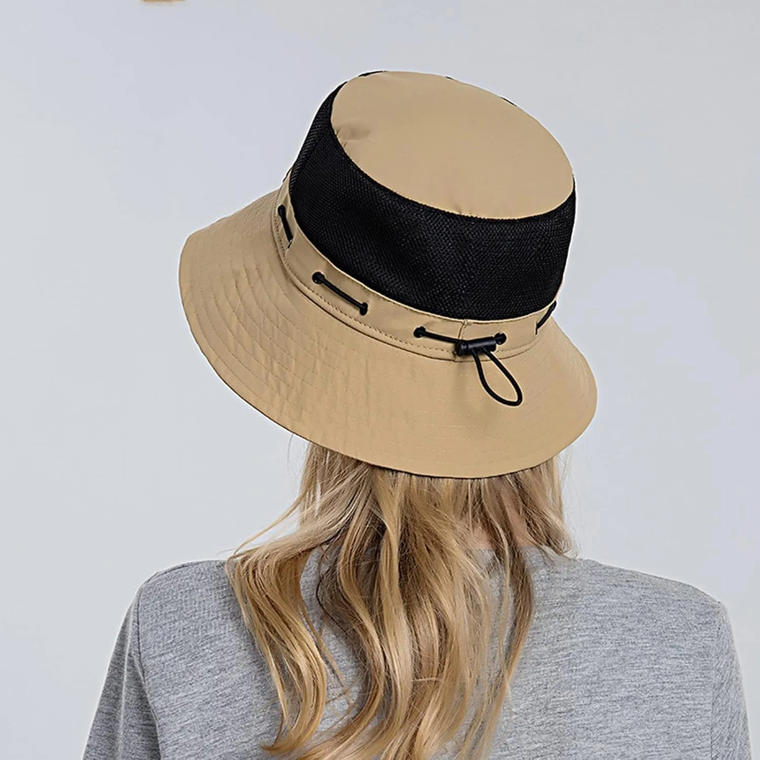Head Wrap for Ladies Women Sun Hat Wide Brim Protection Beach Hat Adjustable Bucket Hat Summer Hats Quick Drying Hats