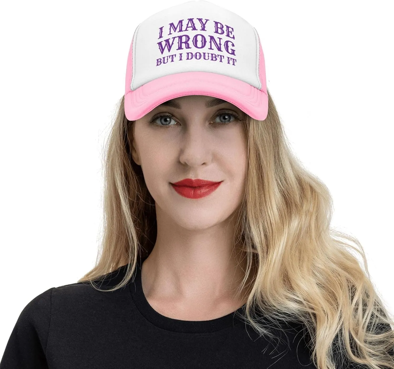 I May Be Wrong But I Doubt It Mesh Hat Men Women Baseball Cap Trucker Hat