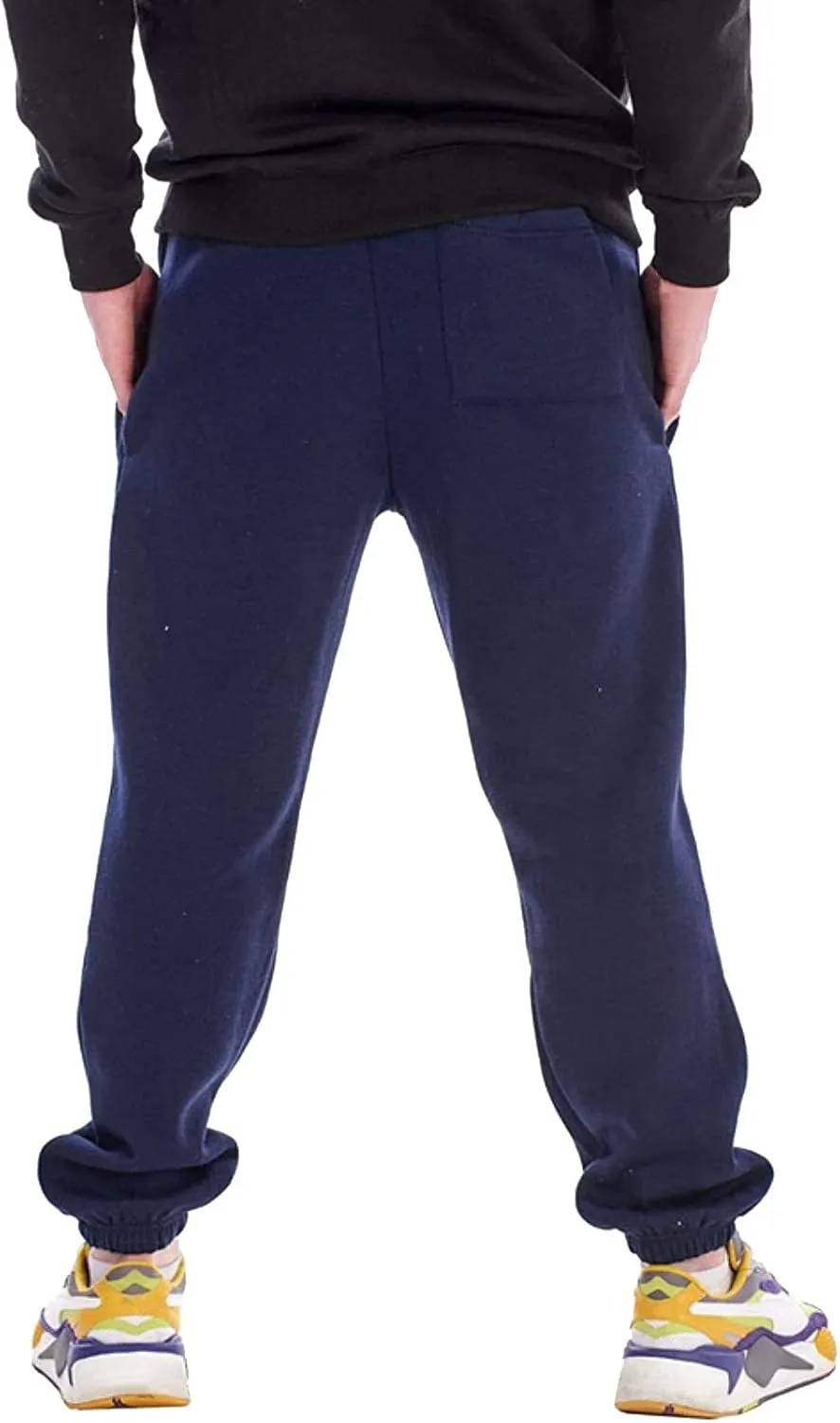 Joggers for Men 3 Pack Mens Heavyweight Cargo Fleece Sweatpants Athletic Running Fashion Trousers Drawstring