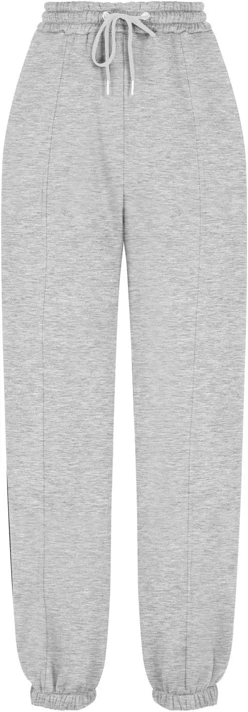 Joggers Sweatpants for Women Cinch Bottom Fleece Joggers Drawstring Casual Outdoor Athletic Joggers Pants with Pocket