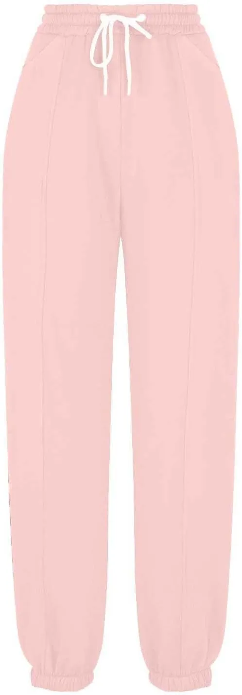 Joggers Sweatpants for Women Cinch Bottom Fleece Joggers Drawstring Casual Outdoor Athletic Joggers Pants with Pocket