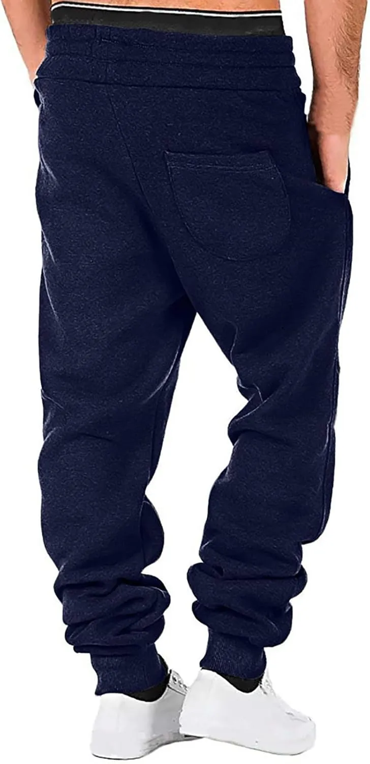 Juejuezi Men's Sweatpants Breathable Elastic Waist Casual Joggers Outdoor Athletic Active Lounge Pants with Pockets