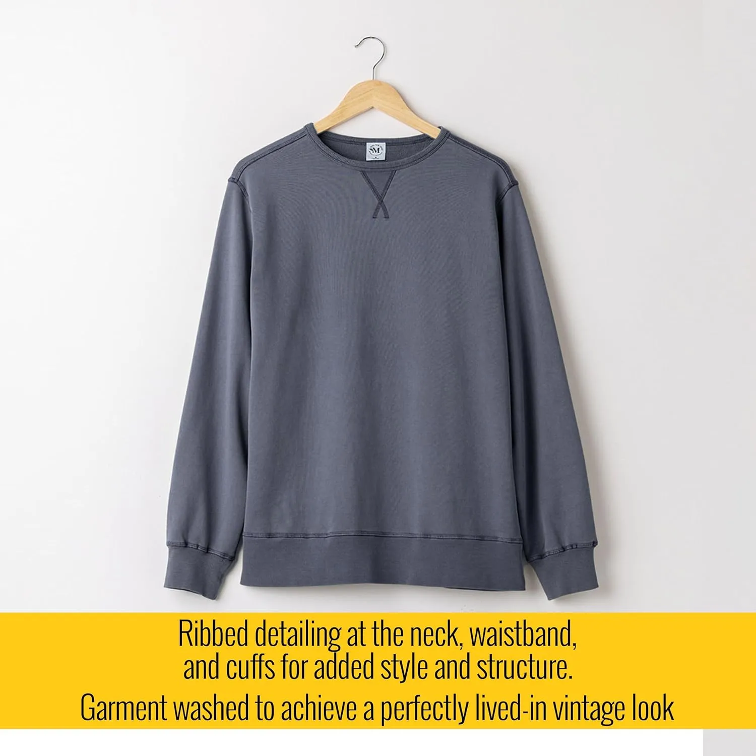Maggie's Organics 100% Regenerative Cotton Classic Crew Sweatshirt - Crewneck Sweatshirts for Women and Men