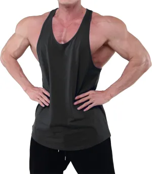 Maiyifu-GJ Men's Neck Stringer Tank Top Gym Workout Bodybuilding Sleeveless Tee Summer Casual Athletic Sweatshirts