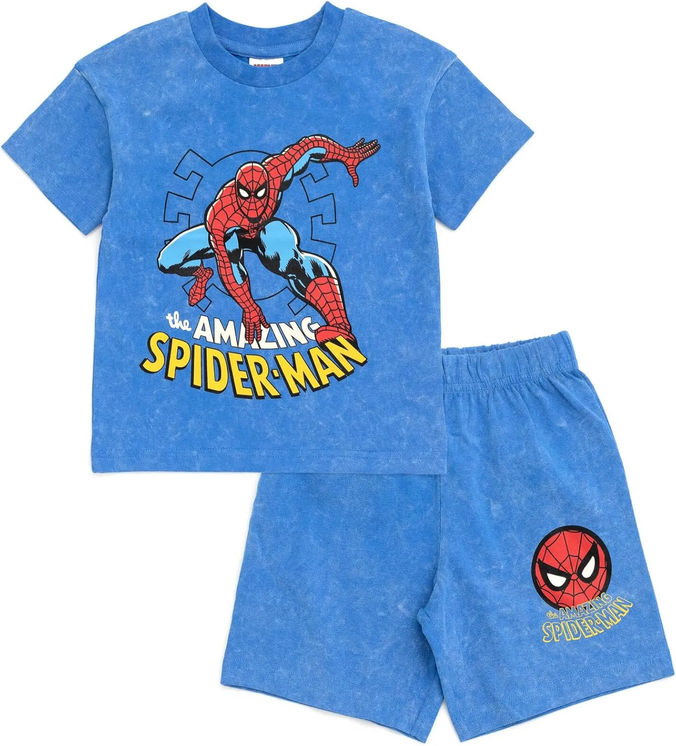 Marvel Avengers Spiderman T-Shirt and French Terry Shorts Set