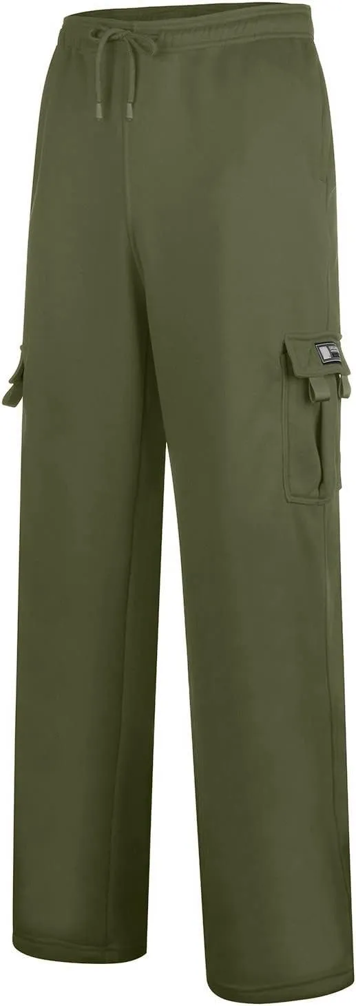 Mens Cargo Sweatpants Cool Thin Loose Cool Jogging Pants with Water Absorption Quick Active Athletic Workout