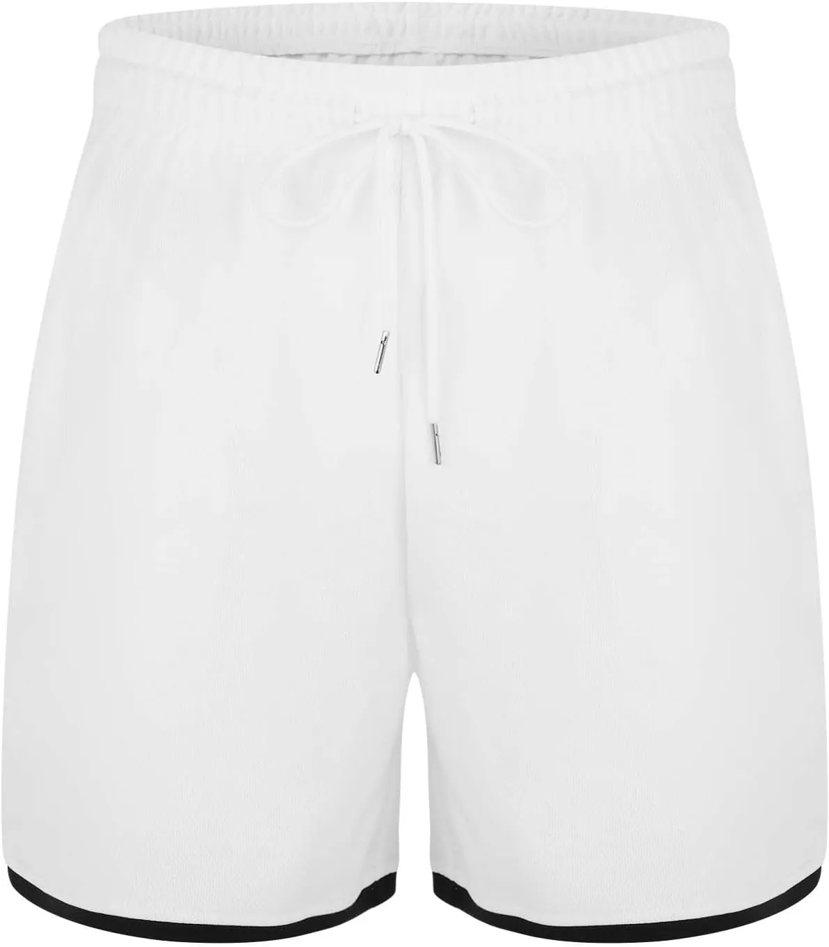 Men's Casual Sweat Athletic Shorts Quick-Dry Lightweight Outdoor Running Shorts Elastic Waist Gym Jogger Short