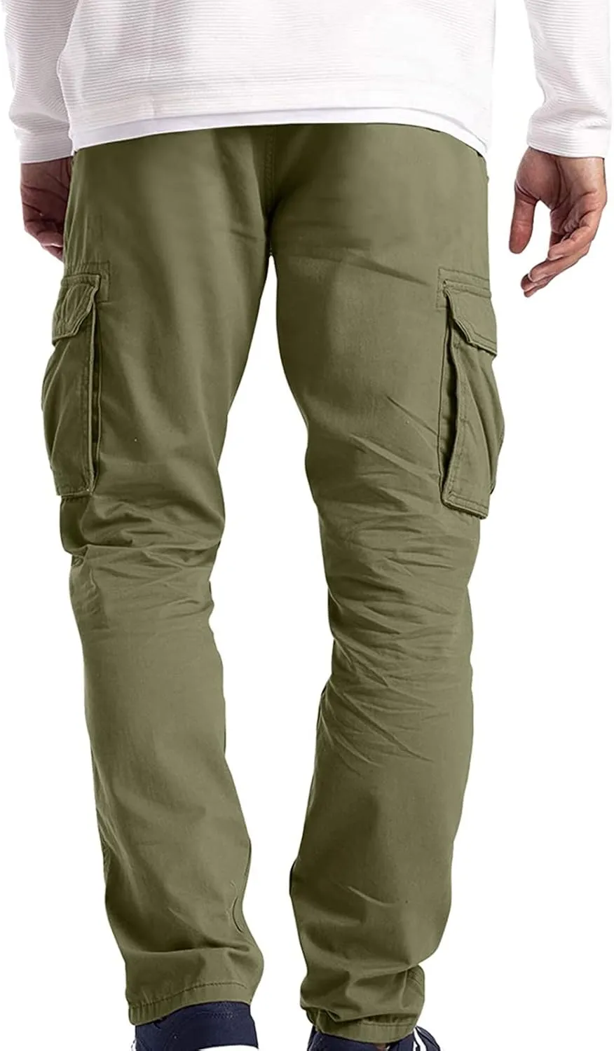 Men's Relaxed Fit Stretch Cargo Pant Casual Cargo Pants Workout Joggers Tactical Pants with Multi Pockets