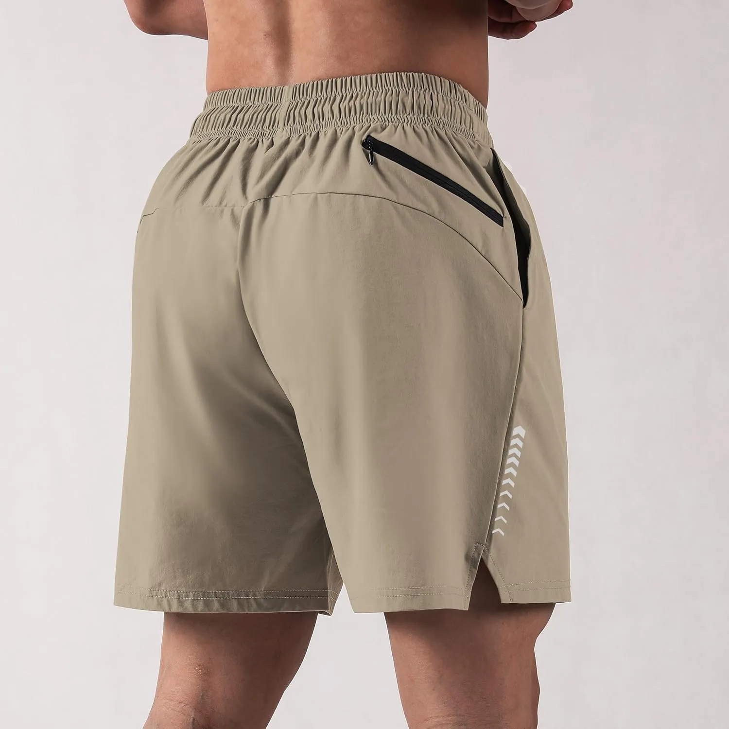 Mens Workout Shorts Lightweight Gym Shorts 7 Inch Quick Dry Athletic Running Shorts with Pockets