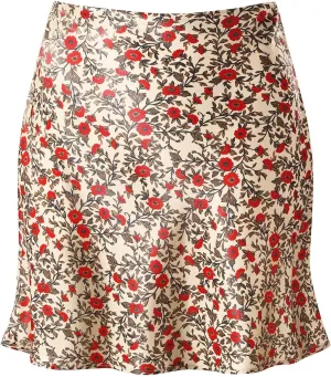 Mini Skirts for Women Satin High Elastic Waist Ruffle Bodycon Short Skirt
