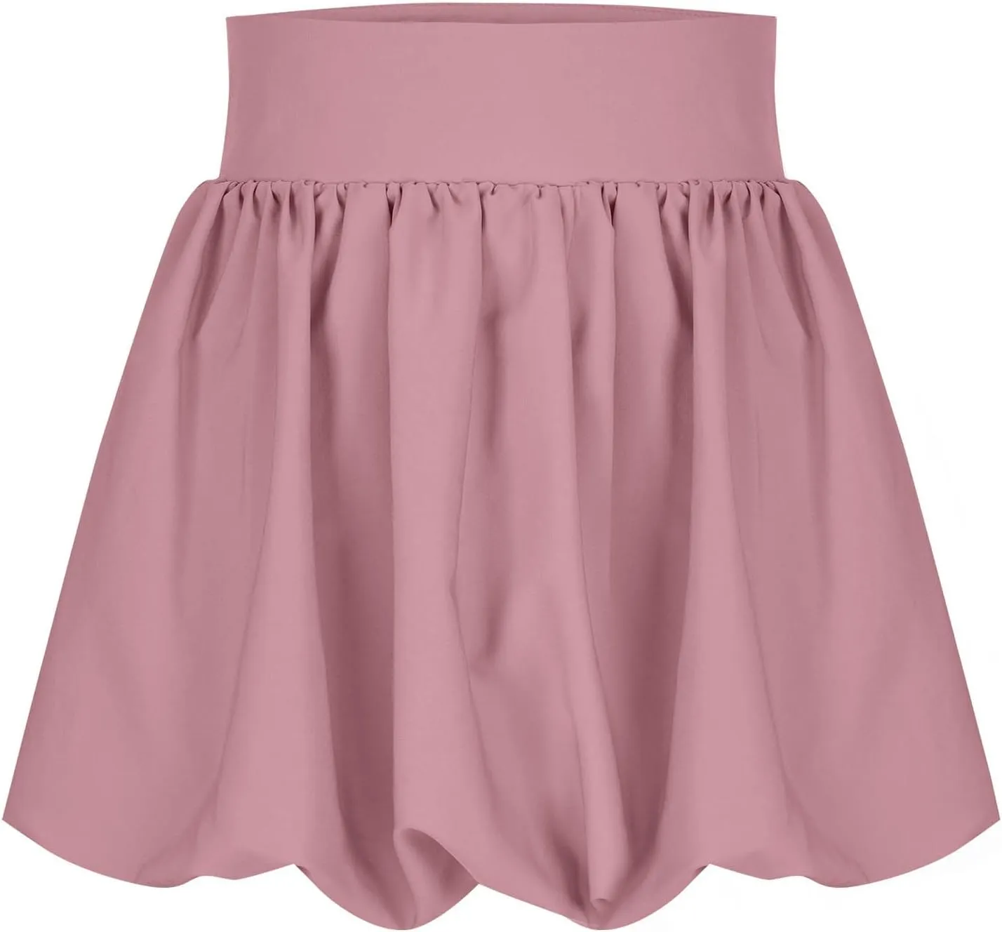 Mini Skirts Women Tummy Control Summer Skirts Casual Puffy Skirts A Line Pleated Skirts Trendy Zipper Fluffy Skirts