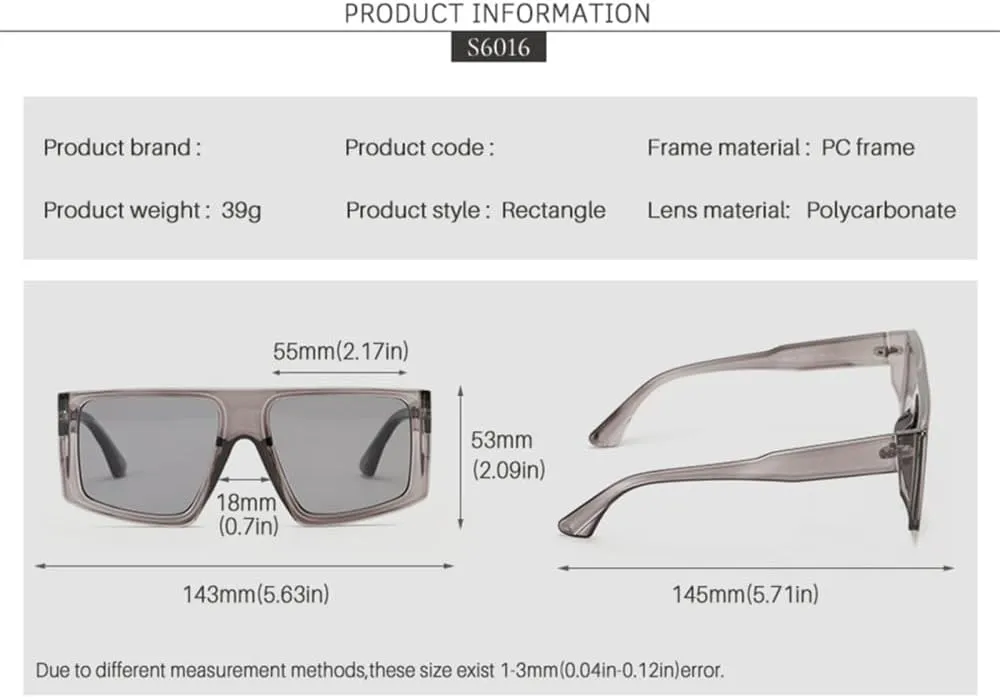 New 2025 Oversized Sunglasses Womens Big Mens Sun glasses Gradient Lens