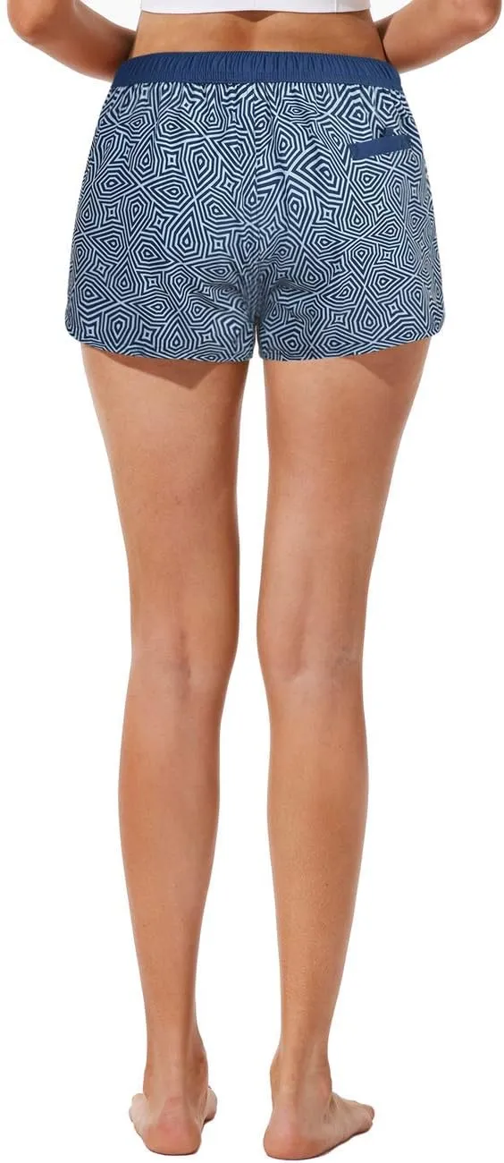 Nonwe Women's Beach Shorts Quick Dry Soild Lightweight