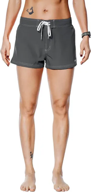 Nonwe Women's Beach Shorts Quick Dry Soild Lightweight