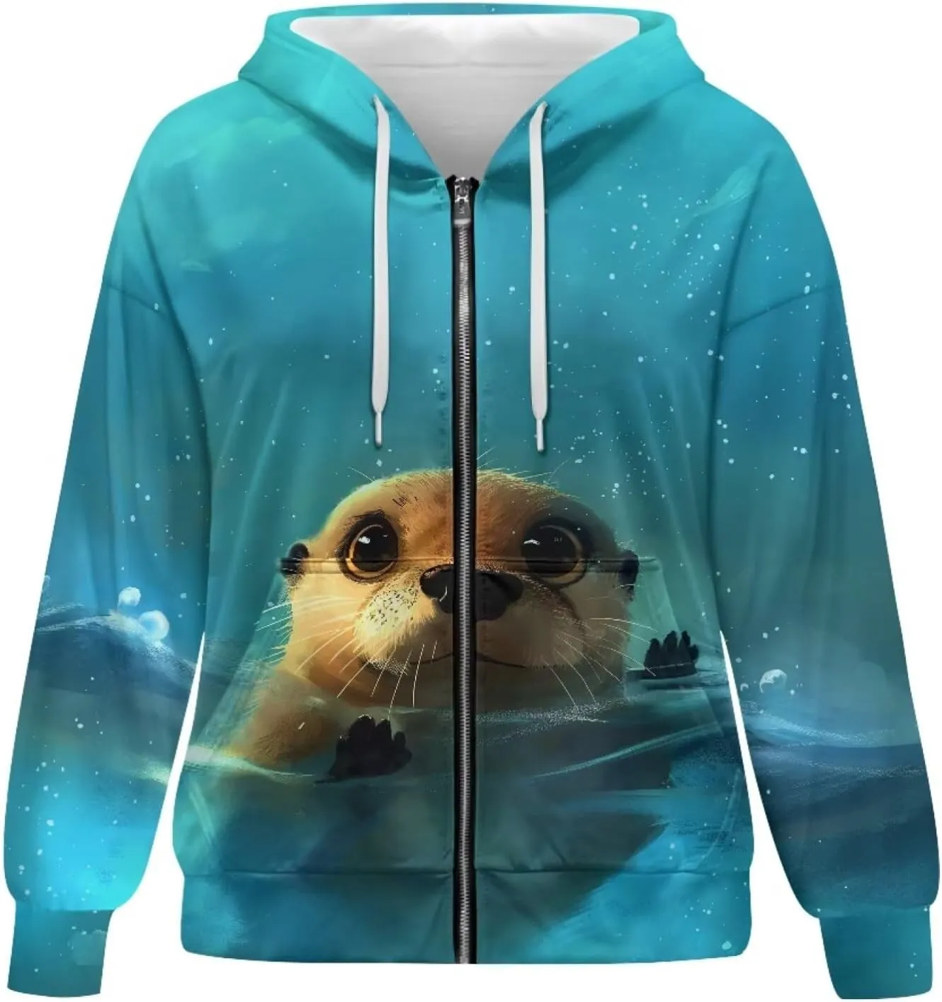 Oversized Hoodies Women Hooded Hoodie with Pockets Zipper Sweatshirt Sweater Fall Activewear for Lady Workout